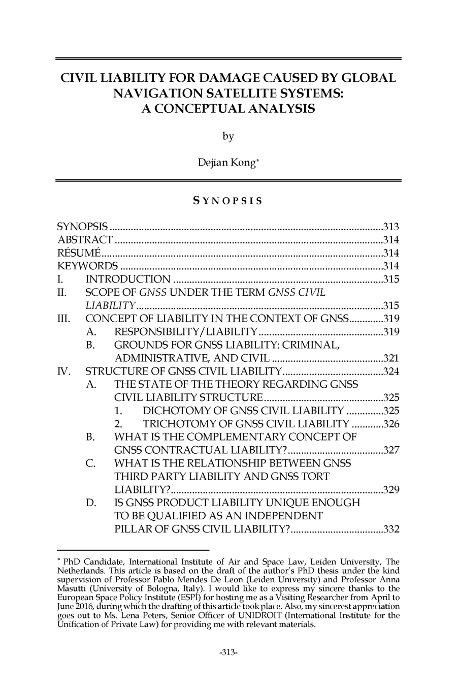 Civil Liability for Damage Caused by Global Navigation Satellite Systems-A Conceptual Analysis.jpg